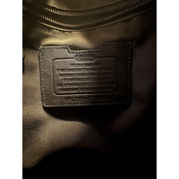 COACH UNISEX SIGNATURE C LOGO BROWN TOTE F70848 - Picture 5 of 5